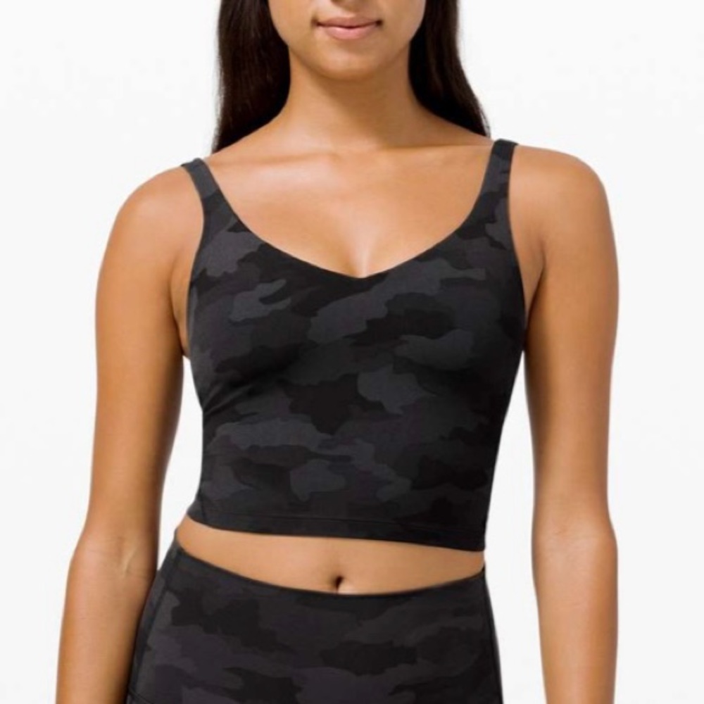 Lululemon Align Tank Top Heritage 365 Camo Deep Coal Multi